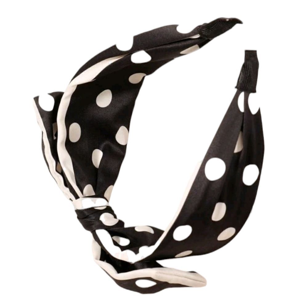 Polka Dot Bow Headband - Picture 5 of 5